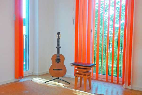 Gitarrenunterricht Augsburg-Hochzoll Unterrichtsraum Gitarre Augsburg-Hochzoll